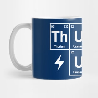 Thunder Up, Periodic Table - Navy Mug